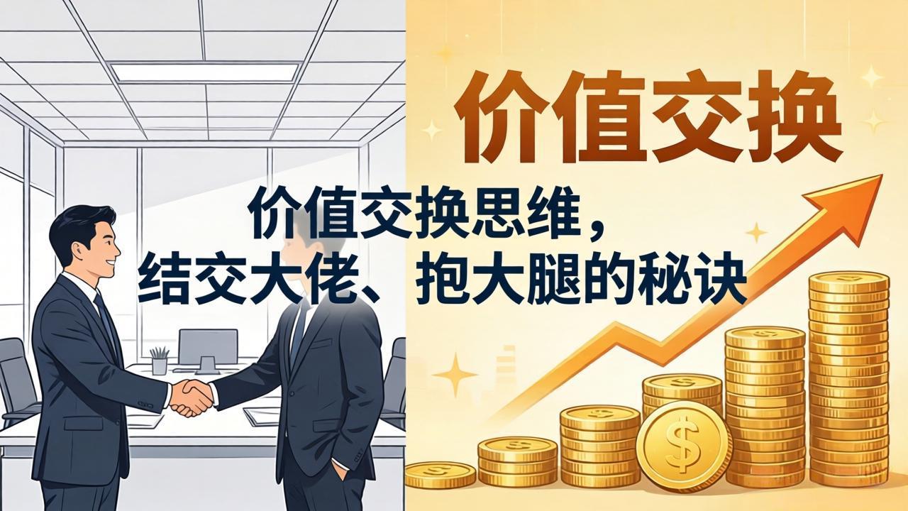 某付费文章：价值交换思维，结交大佬、抱大腿的秘诀-酉宸轻创社