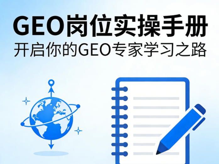 GEO岗位实操手册,开启你的GE0专家学习之路-酉宸轻创社