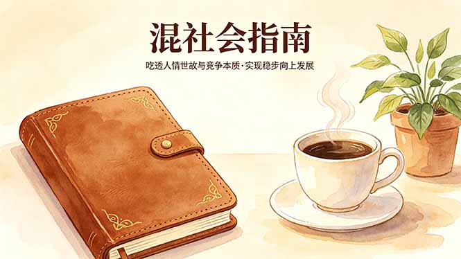 付费文章：混社会指南，吃透人情世故与竞争本质，实现稳步向上发展-酉宸轻创社