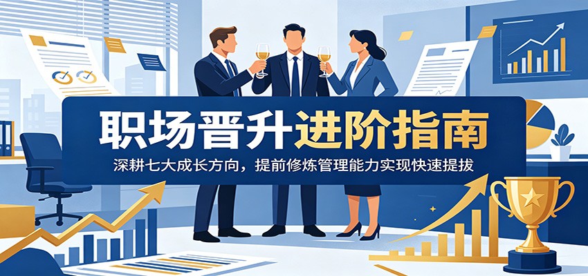 职场晋升进阶指南：深耕七大成长方向，提前修炼管理能力实现快速提拔-酉宸轻创社