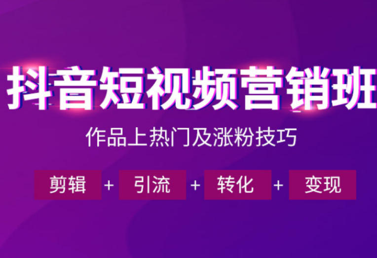抖音短视频运营班，一门课学会作品上热门及涨粉技巧，引流转化剪辑变现(2026年5月)-酉宸轻创社