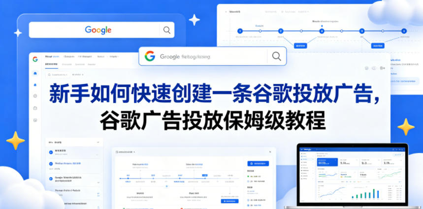 新手如何快速创建一条谷歌投放广告,谷歌广告投放保姆级教程-酉宸轻创社