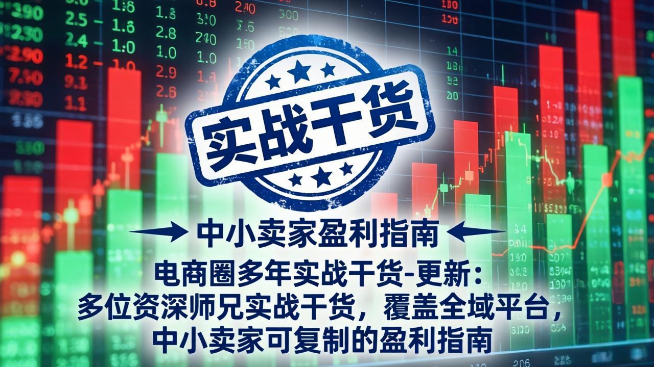 电商圈多年实战干货-更新5月20：多位资深师兄实战干货/覆盖全域平台，中小卖家可复制的盈利指南-酉宸轻创社