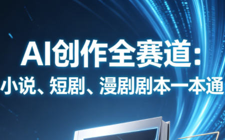AI创作全赛道：小说、短剧、漫剧剧本一本通(更新5月)-酉宸轻创社