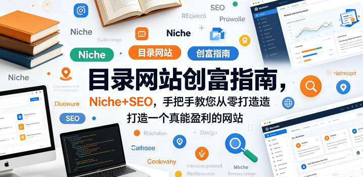 目录网站创富指南,Niche+SEO,手把手教您从零打造打造一个真能盈利的网站【原创双语字幕】-酉宸轻创社