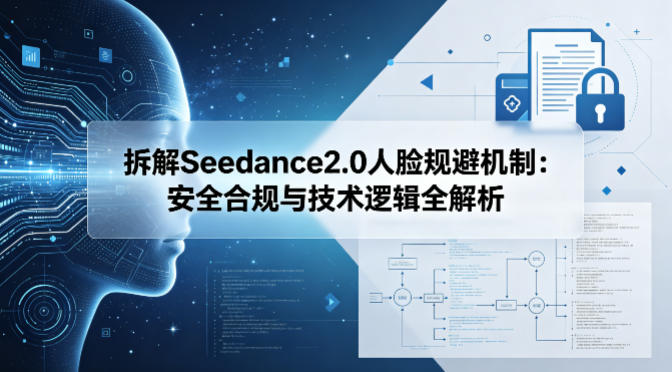 拆解Seedance2.0人脸规避机制：安全合规与技术逻辑全解析-酉宸轻创社